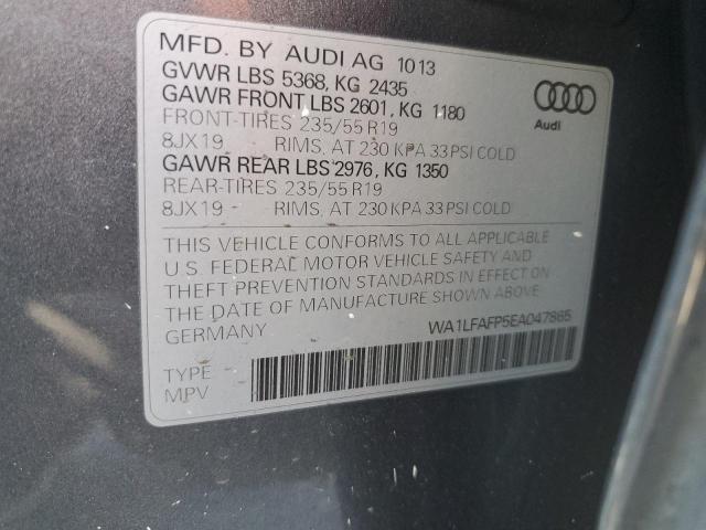 VIN WA1LFAFP5EA047865 2014 Audi Q5, Premium Plus no.12