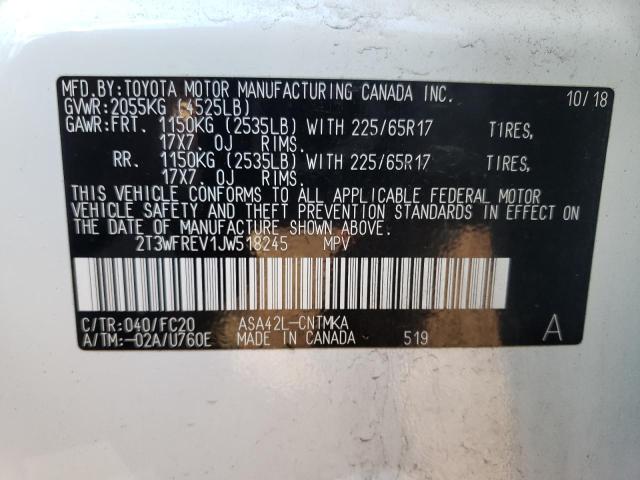 2018 TOYOTA RAV4 ADVEN - 2T3WFREV1JW518245