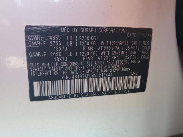 4S4BTAPC4M3216441 Subaru Outback Touring