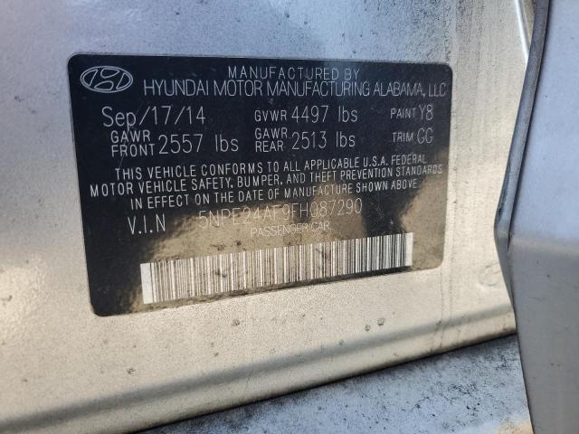 5NPE24AF9FH087290 | 2015 HYUNDAI SONATA SE