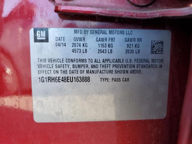 VIN 1G1RH6E48EU163888 2014 Chevrolet Volt no.13