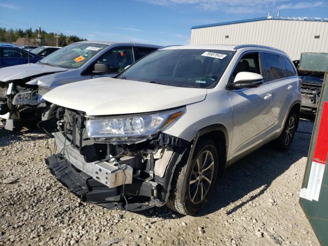 VIN 5TDJZRFHXKS586024 2019 Toyota Highlander, SE no.1