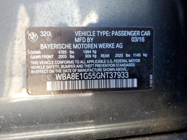 WBA8E1G55GNT37933 BMW 320 I