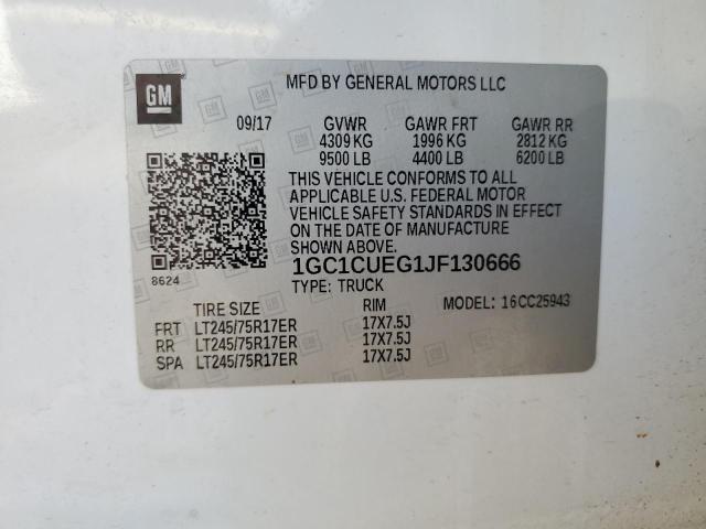 2018 CHEVROLET C2500HD SI 1GC1CUEG1JF130666