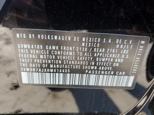 3VWDB7AJXHM414405 | 2017 VOLKSWAGEN JETTA SE