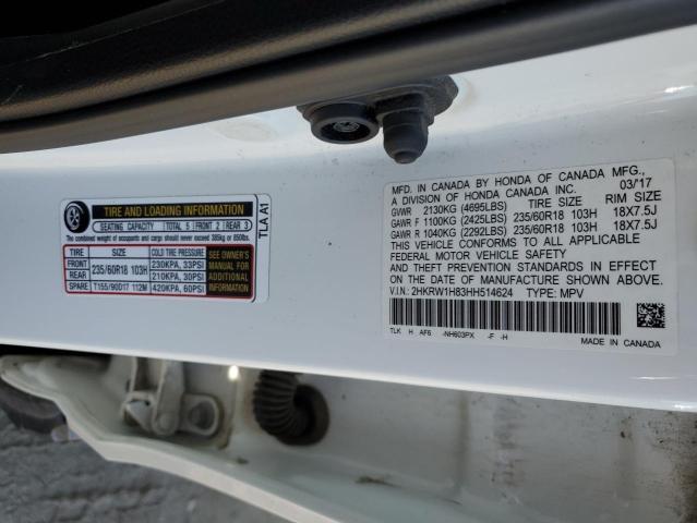 2HKRW1H83HH514624 Honda CR-V EXL