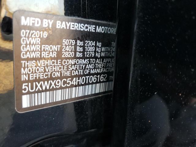  BMW X3 2017 Чорний