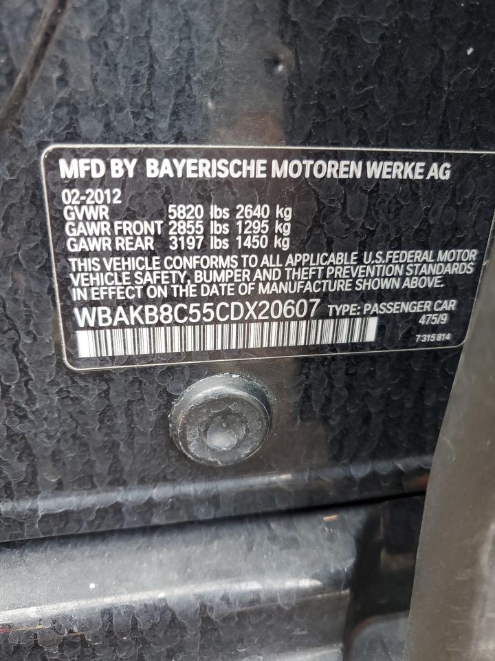 WBAKB8C55CDX20607 2012 BMW 750 Li