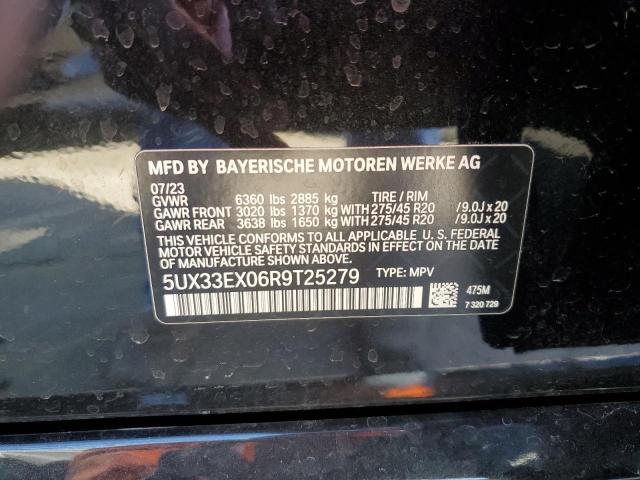 5UX33EX06R9T25279 BMW X6 Xdrive40i