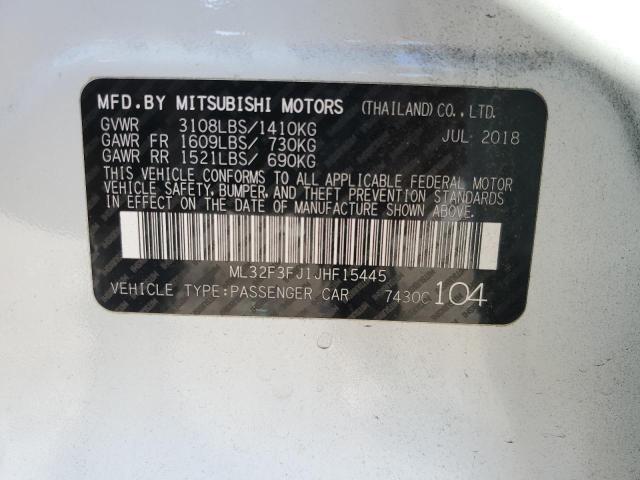 ML32F3FJ1JHF15445 | 2018 MITSUBISHI MIRAGE G4