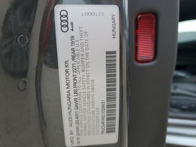 2016 AUDI TT TRUC5AFV6G1028631