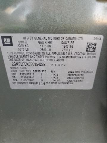 2GNFLFEK6F6154282 Chevrolet EQUINOX LT