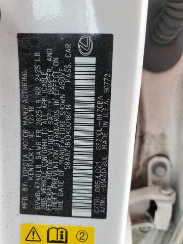 2019 LEXUS ES 350 - 58ABZ1B13KU018714