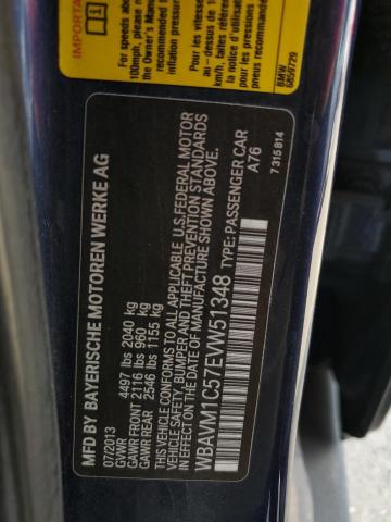 WBAVM1C57EVW51348 BMW X1 Sdrive28i