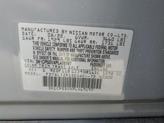 3N1CP5DV4PL469197 | 2023 NISSAN KICKS SR