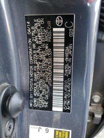 JTDKN3DP0E3061339 Toyota PRIUS PLUG-IN