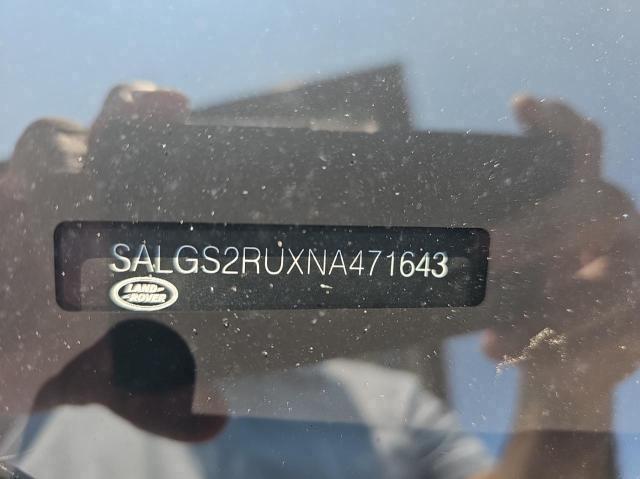 2022 Land Rover Range Rover Hse Westminster Edition VIN: SALGS2RUXNA471643 Lot: 78908223