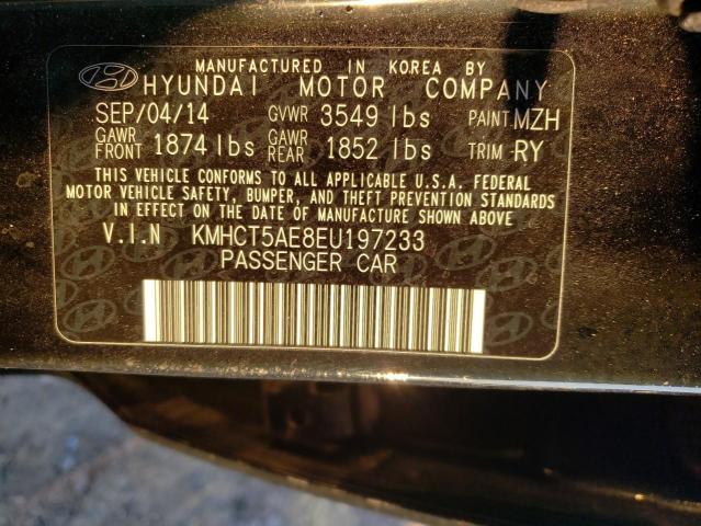 KMHCT5AE8EU197233 Hyundai ACCENT GLS