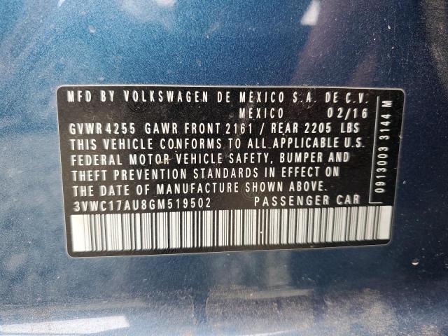 2016 VOLKSWAGEN GOLF SPORT - 3VWC17AU8GM519502