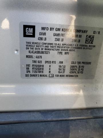 KL4CJASB9JB670371 Buick Encore Preferred