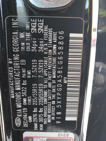 2020 KIA SORENTO S - 5XYPGDA58LG658806