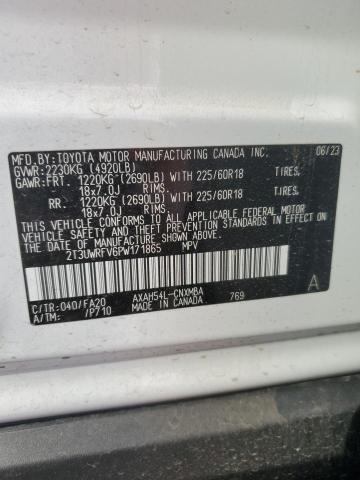 2023 TOYOTA RAV4 WOODL - 2T3UWRFV6PW171865