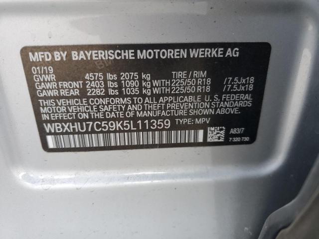 WBXHU7C59K5L11359 BMW X1 SDRIVE2 13