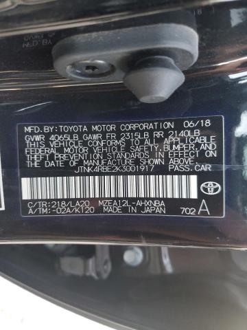 2019 TOYOTA COROLLA SE - JTNK4RBE2K3001917