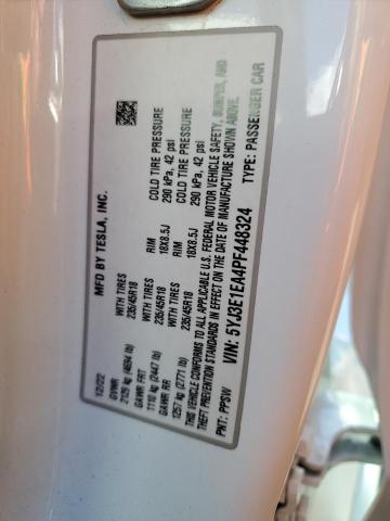  TESLA MODEL 3 2023 Білий