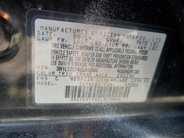 3N1CE2CP6EL419860 Nissan Versa Note S