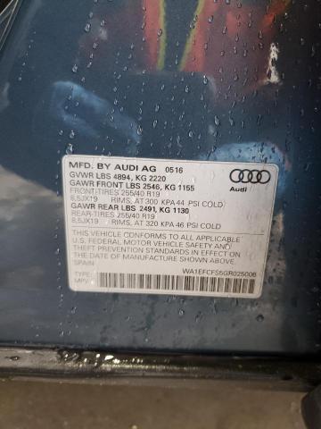 2016 Audi Q3 Premium Plus VIN: WA1EFCFS5GR025006 Lot: 77334463