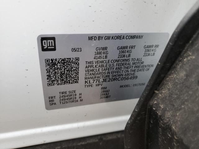 2024 CHEVROLET TRAX 2RS KL77LJE20RC056499