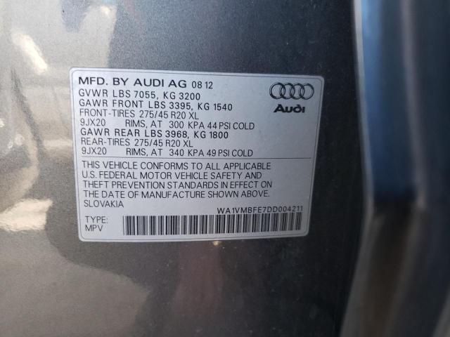 WA1VMBFE7DD004211 2013 AUDI Q7, photo no. 13