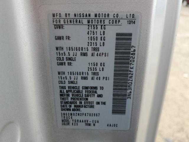 2015 CHEVROLET CITY EXPRE - 3N63M0ZN2FK702867