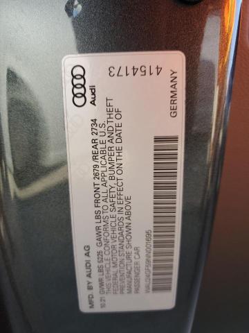 WAU24GF59NN001695 Audi S5/RS5 S5 PREMIUM 10