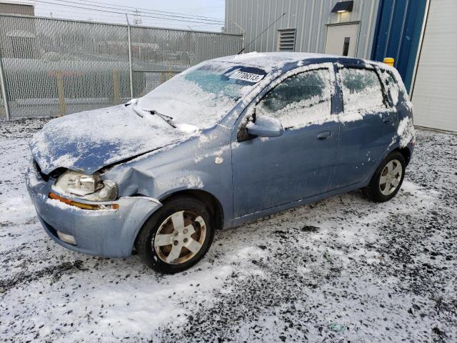 Расположение VIN кода на Chevrolet Aveo T250