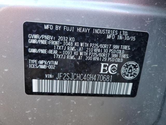 JF2SJCHC4GH470681 | 2016 SUBARU FORESTER 2