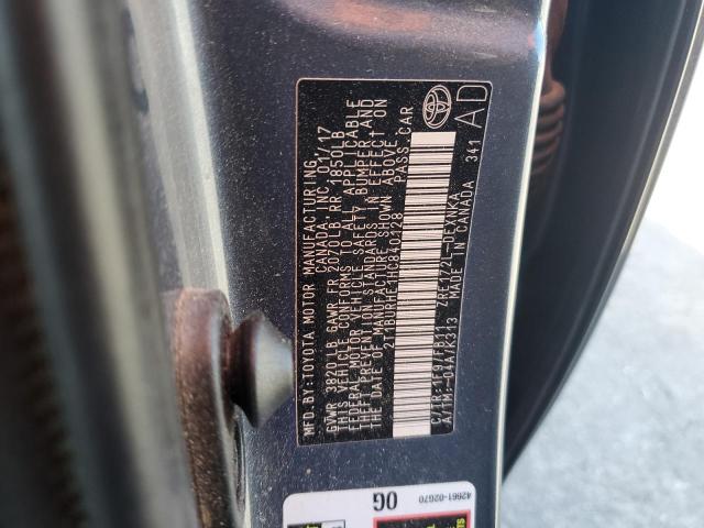 2017 TOYOTA CORLLA L L - 2T1BURHE1HC840128