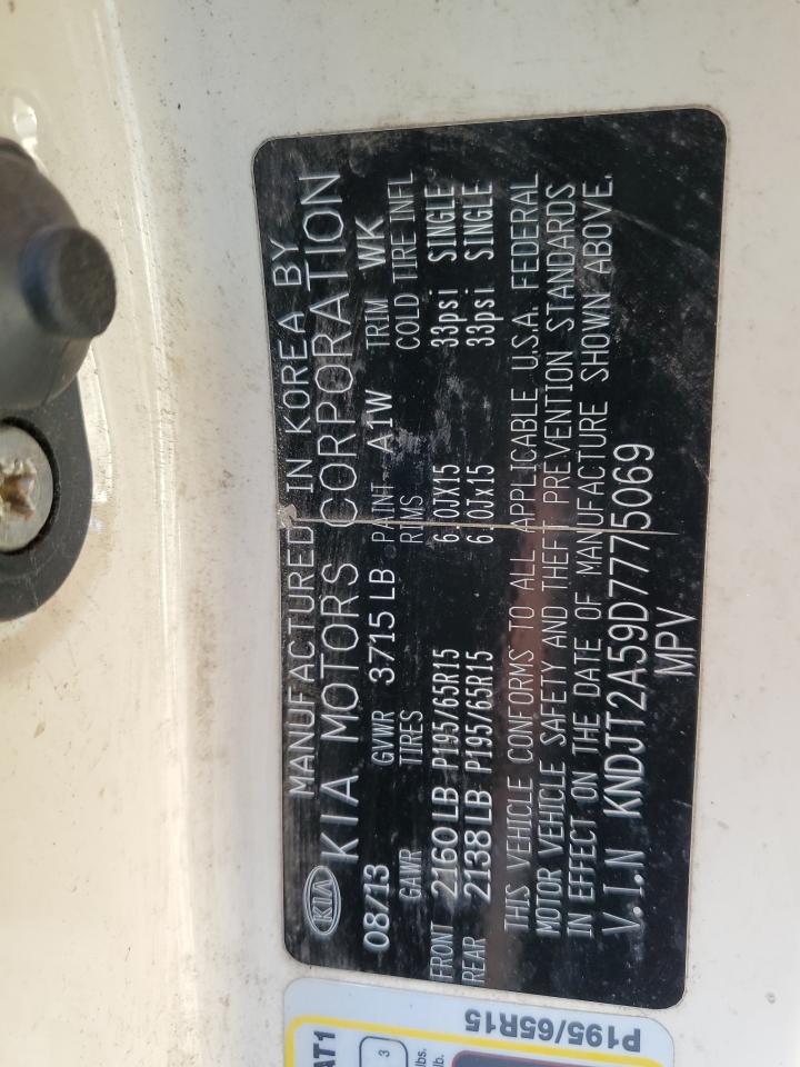 KNDJT2A59D7775069 2013 Kia Soul KNDJT2A59D7775069 2013 Kia Soul