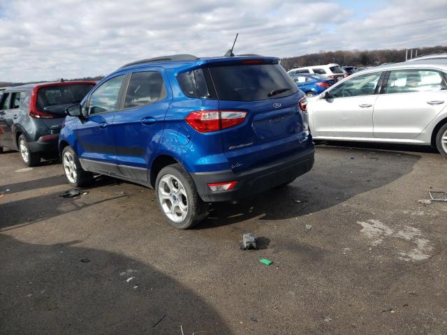 MAJ6S3GL7NC462203 | 2022 FORD ECOSPORT S