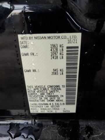2021 NISSAN ALTIMA SV - 1N4BL4DV8MN413618