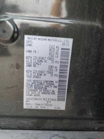 5N1AT2MV3FC913366 Nissan ROGUE S