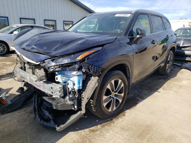 VIN 5TDGZRBH1NS579547 2022 Toyota Highlander, Xle no.1