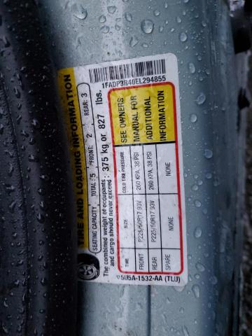 1FADP3R40EL294855 Ford FOCUS BEV