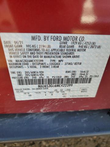 2021 FORD ECOSPORT S - MAJ6S3GL6MC422399