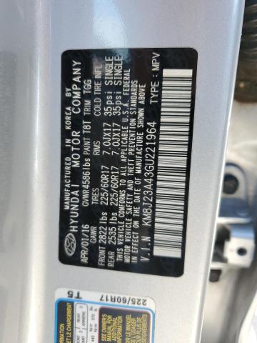 2016 HYUNDAI TUCSON SE - KM8J23A43GU221964