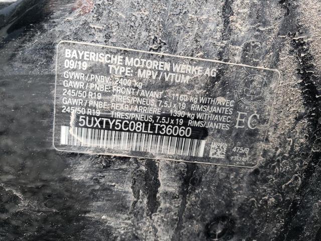 2020 BMW X3 XDRIVE3 - 5UXTY5C08LLT36060