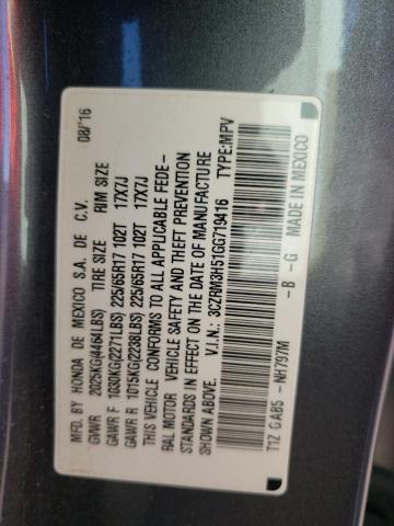 3CZRM3H51GG719416 Honda CR-V EX