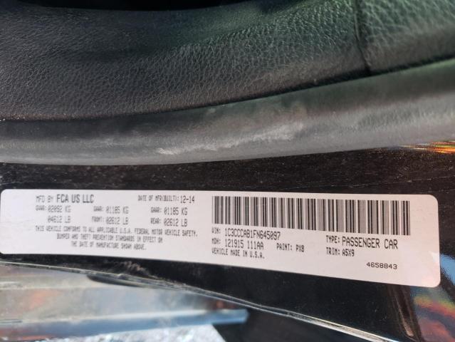 1C3CCCAB1FN645097 Chrysler 200 Limited