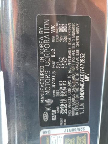 KNDPMCAC0J7472852 | 2018 KIA SPORTAGE L